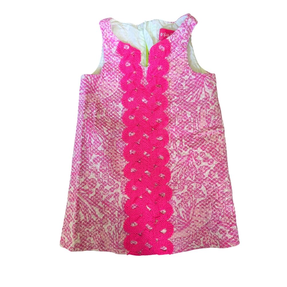 Lilly Pulitzer for target See ya later hot pink shift dress 12m